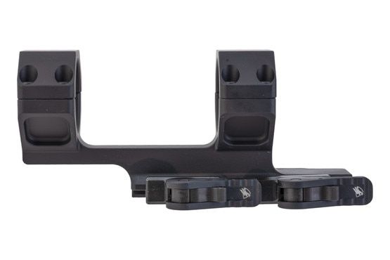 Aluminum scope mount with offset.
